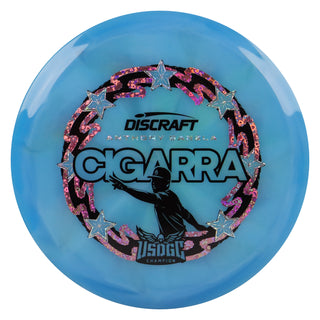 Discraft Disc Golf Anthony Barela USDGC Z-Swirl Cigarra Blue/Pink Hearts 174g