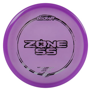 Discraft Disc Golf Z Line Zone SS Putter 4/4/-1/2 Purple/Black Silver 173-174g