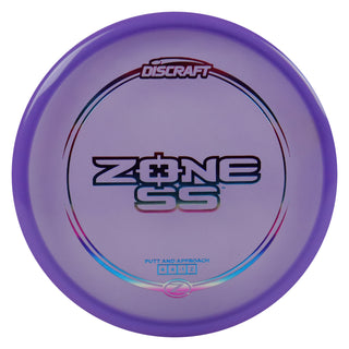 Discraft Disc Golf Z Line Zone SS Putter 4/4/-1/2 Purple/Purple Metallic 170-172g