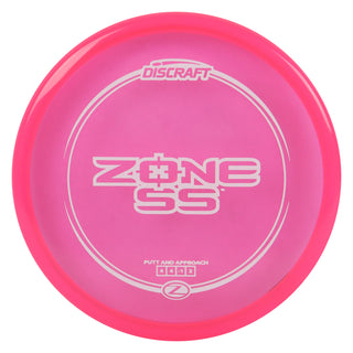 Discraft Disc Golf Z Line Zone SS Putter 4/4/-1/2 Pink/White 173-174g