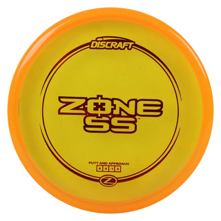 Discraft Disc Golf Z Line Zone SS Putter 4/4/-1/2 Orange/Red 170-172g