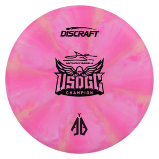 Discraft Disc Golf Anthony Barela USDGC CT Swirl Focus Putter Pink/Black 173-174g