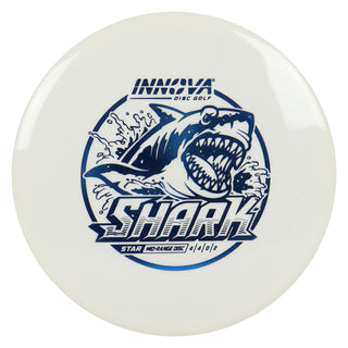 Innova Disc Golf Star Shark Midrange Disc 4/4/0/2 White/Navy 172 grams