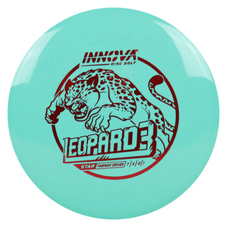 Innova Disc Golf Star Leopard3 Fairway Driver 7/5/-2/1 Teal/Red 173 grams