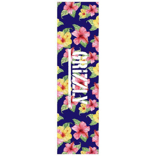 Grizzly Skateboard Griptape Honolulu Navy 9" x 33" Sheet