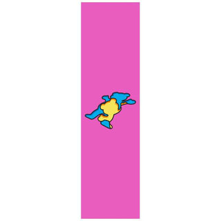 Grizzly Skateboard Griptape Inside Out OG Bear Pink 9" x 33" Sheet