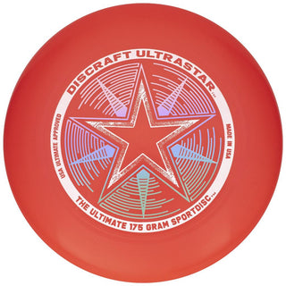 Discraft Ultrastar Sport Ultimate Disc 175 grams Sportdisc Bright Red