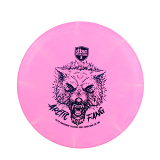 Discmania Disc Golf Arctic Fang Montomery Exo Hard Vapor Link Putter Pink 174