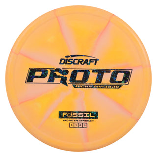 Discraft Disc Golf Ricky Wysocki Prototype Fossil Putter 3/1/0/3 Orange Pink/Black Holo Stars 173-174g