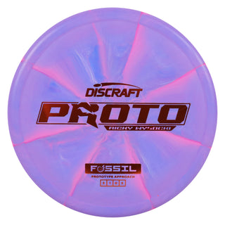 Discraft Disc Golf Ricky Wysocki Prototype Fossil Putter 3/1/0/3 Purple Pink/Orange 173-174g