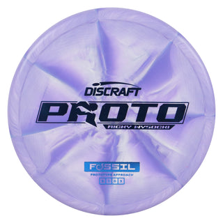 Discraft Disc Golf Ricky Wysocki Prototype Fossil Putter 3/1/0/3 Lavender/Blue 173-174g