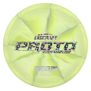 Discraft Disc Golf Ricky Wysocki Prototype Fossil Putter 3/1/0/3 Lime/Holo Stars 173-174g