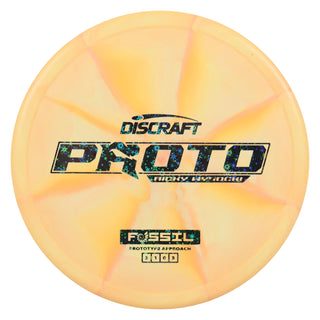 Discraft Disc Golf Ricky Wysocki Prototype Fossil Putter 3/1/0/3 Light Orange/Black Holo Stars 173-174g