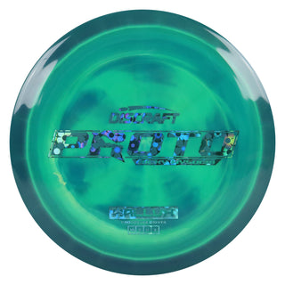 Discraft Disc Golf Ricky Wysocki Prototype Hallux Distance Driver 10/5/0/3 Dark Green/Blue Flowers 173g