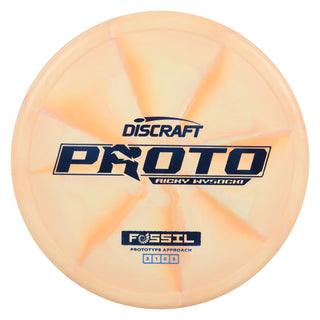 Discraft Disc Golf Ricky Wysocki Prototype Fossil Putter 3/1/0/3 Mango/Blue 173-174g