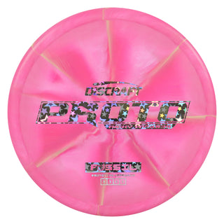 Discraft Disc Golf Ricky Wysocki Prototype Fossil Putter 3/1/0/3 Pink Lime/Holo Stars 173-174g