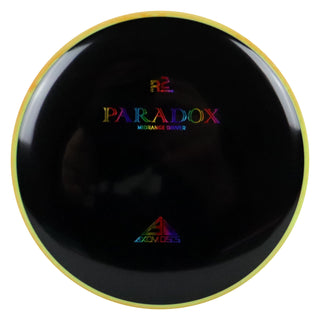 Axiom Disc Golf R2 Neutron Paradox Midrange 5/4/-4/0 Black/Orange Yellow 175 grams