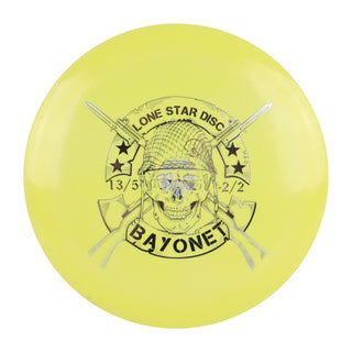 Lone Star Disc Golf Lima Bayonet Driver 13/5/-2/2 Yellow/Silver 157 grams