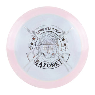 Lone Star Disc Golf Lima Bayonet Driver 13/5/-2/2 Light Pink Slate/Silver 157 grams