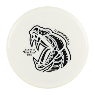 Lone Star Disc Golf Alpha Copperhead Putter 3/4/0/2 White/Black 172 grams
