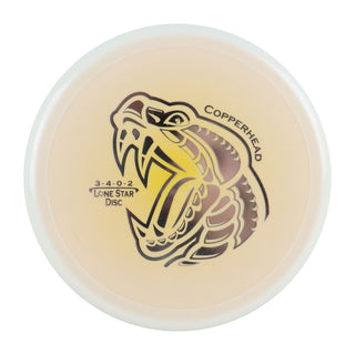 Lone Star Disc Golf Bravo Copperhead Putter 3/4/0/2 White Mango/Silver 171 grams