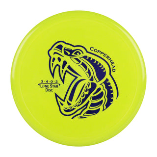 Lone Star Disc Golf Bravo Copperhead Putter 3/4/0/2 DayGlo/Navy 171 grams