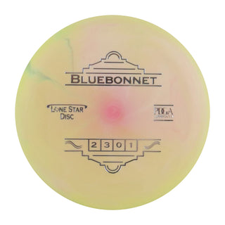 Lone Star Disc Golf Victor 2 Bluebonnet Putter 2/3/0/1 Lime Pink/Silver 174 grams