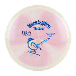 Lone Star Disc Golf Alpha Mockingbird Fairway Driver 7/5/-2/1 Pink Blend/Blue Scales 171 grams