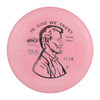 Lone Star Disc Golf Victor 1 Penny Putter 3/4/0/2 Light Red/Silver 174 grams