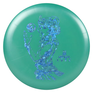 Discraft Disc Golf Paul McBeth Signature Big Z Luna Putter 3/4/0/2 Green/Blue Shatter 167-169g