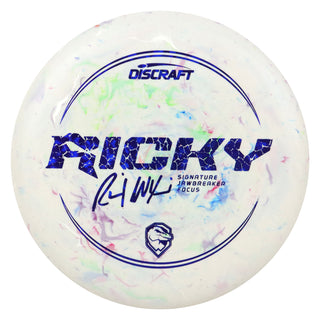 Discraft Disc Golf Ricky Wysocki Signature Jawbreaker Focus Putter 2/2/-1/2 White/Navy Shatter 170-172g