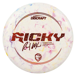 Discraft Disc Golf Ricky Wysocki Signature Jawbreaker Focus Putter 2/2/-1/2 White/Orange 170-172g