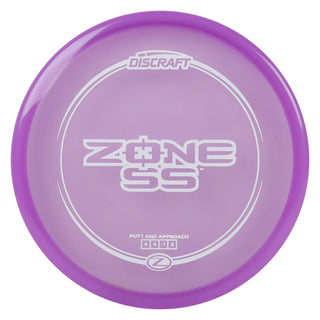 Discraft Disc Golf Z Line Zone SS Putter 4/4/-1/2 Light Purple/White 173-174g