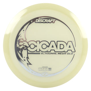 Discraft Disc Golf Seasonal Mega-Glo Cicada Fairway Driver 7/6/-1/1 Silver 167-169g