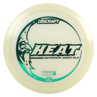 Discraft Disc Golf Seasonal Mega-Glo Heat Distance Driver 9/6/-3/1 Green 173-174g