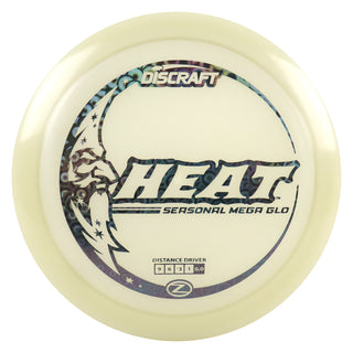 Discraft Disc Golf Seasonal Mega-Glo Heat Distance Driver 9/6/-3/1 Black Prisms 167-169g