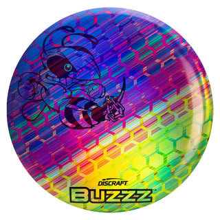 Discraft Disc Golf Full Foil SuperColor Buzzz Midrange 5/4/-1/1 Rainbow with Black 170-172g