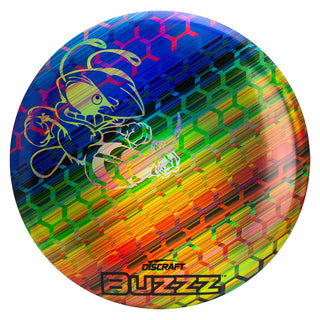 Discraft Disc Golf Full Foil SuperColor Buzzz Midrange 5/4/-1/1 Rainbow with Silver 177-180g