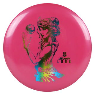 Discraft Disc Golf Paul McBeth Signature Big Z Luna Putter 3/4/0/2 Light Red/Blue Metallic 170-172g