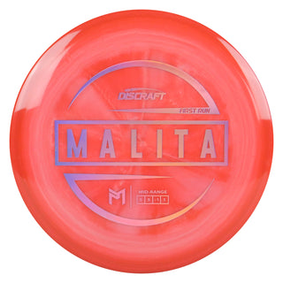Discraft Disc Golf Paul McBeth First Run ESP Malita Midrange 5/5/-1/1 Red/Lavender Holo 173-174g