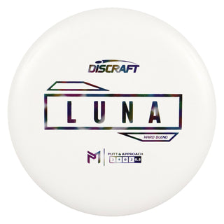 Discraft Disc Golf Paul McBeth Putter Line Hard Luna Putter 3/4/0/2 White/Jellybean 168g