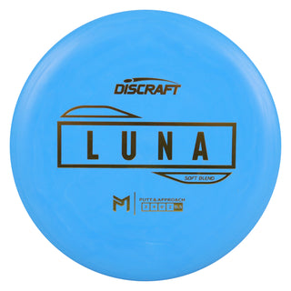 Discraft Disc Golf Paul McBeth Putter Line Soft Luna Putter 3/4/0/2 Blue/Gold 168g