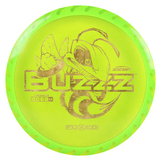 Discraft Disc Golf Fuzed Line Buzzz with Saw Pattern Midrange 5/4-1/1 Green with Blue Saw/Gold Stars 173-174g