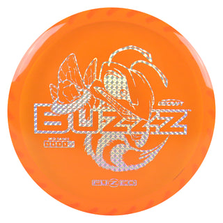 Discraft Disc Golf Fuzed Line Buzzz with Saw Pattern Midrange 5/4-1/1 Orange with White Saw/Holo Prisms 175-176g