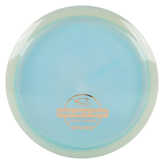 Latitude 64 Disc Golf Project Grip River Fairway Driver 7/7/-1/1 Blue/Gold 172 grams