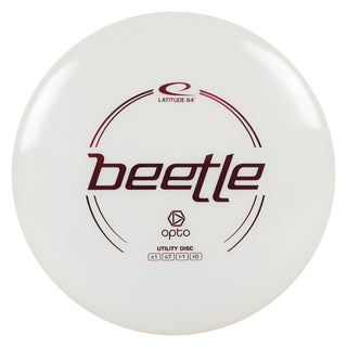 Latitude 64 Disc Golf Opto Beetle Putter 1/7/-1/0 White/Magenta 149 grams
