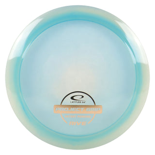 Latitude 64 Disc Golf Project Grip Rive Distance Driver 13/5/0/3.5 Blue/Gold 171 grams