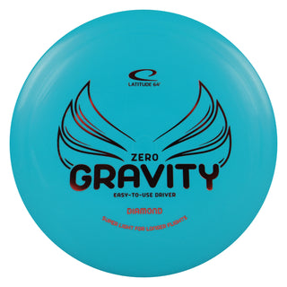 Latitude 64 Disc Golf Zero Gravity Diamond Fairway Driver 8/6/-3/1 Turquoise/Red 118 grams