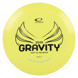 Latitude 64 Disc Golf Zero Gravity Bolt Distance Driver 13/6/-2/3 Yellow/Silver 128 grams