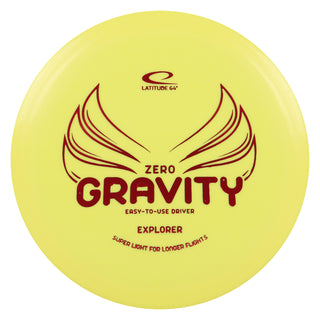 Latitude 64 Disc Golf Zero Gravity Explorer Fairway Driver 7/5/0/2 Yellow/Red 122 grams